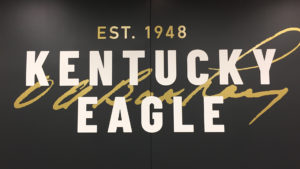 Kentucky Eagle indoor signage